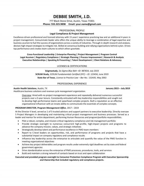 Resume Example, Resume Sample, All-Level Resumes, Resume Template ...