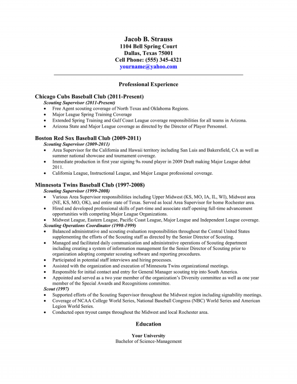 Resume Example, Resume Sample, All-Level Resumes, Resume Template ...